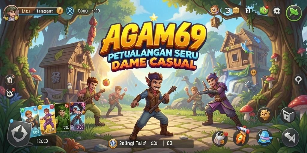 Screenshot AGAM69 menampilkan gameplay seru dengan desain yang menarik.