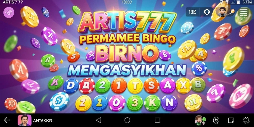 Tampilan menarik dari gameplay Bingo di ARTIS777.
