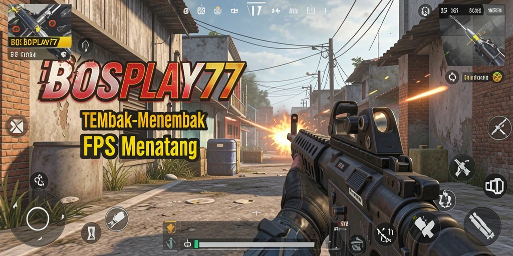 Screenshot gameplay yang menunjukkan aksi menembak yang seru dan mendebarkan.