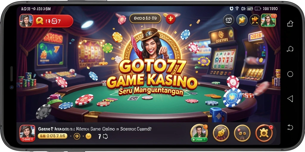 Tampilan gameplay menarik dari GOTO77 dengan berbagai permainan Kasino.