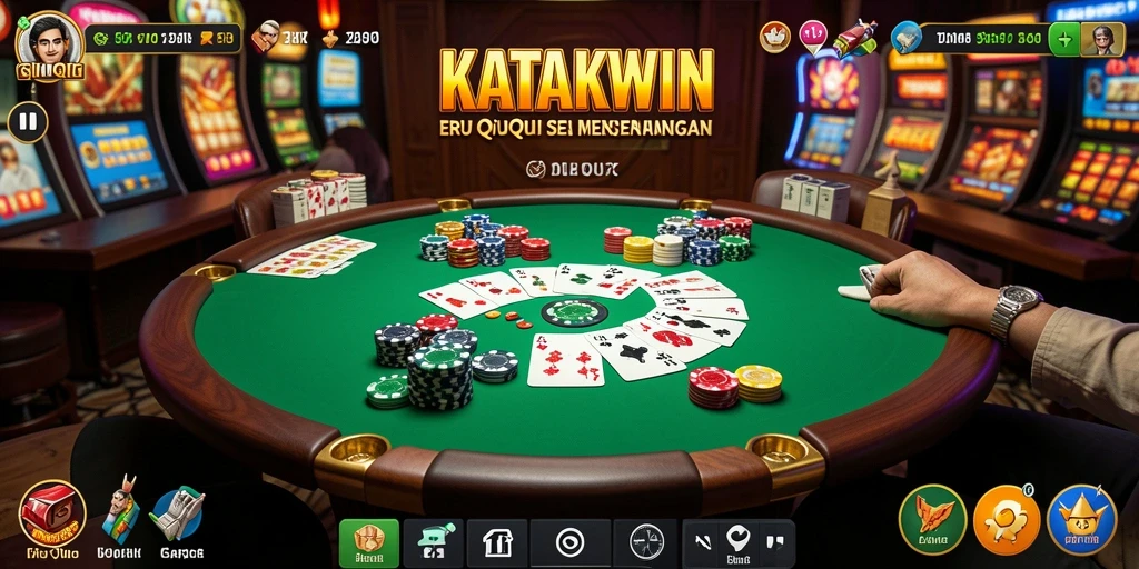 Gameplay seru dan menantang di KATAKWIN.