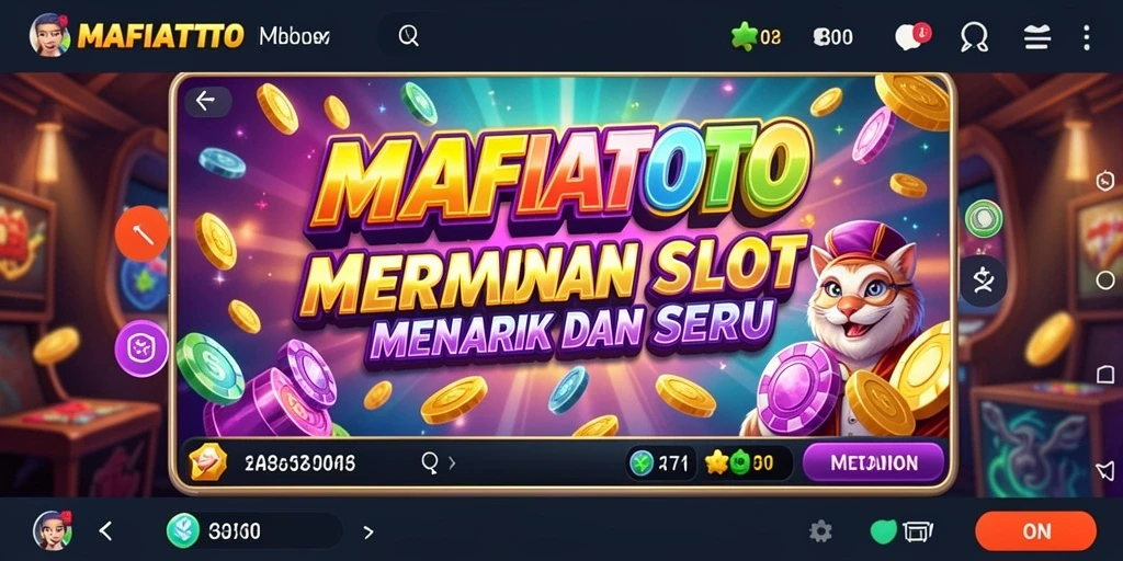 Tampilan gameplay seru MAFIATOTO dengan mesin Slot yang beragam.
