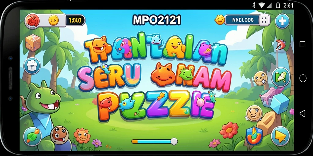 Screenshot MPO2121 menampilkan gameplay Puzzle yang seru dan menantang.