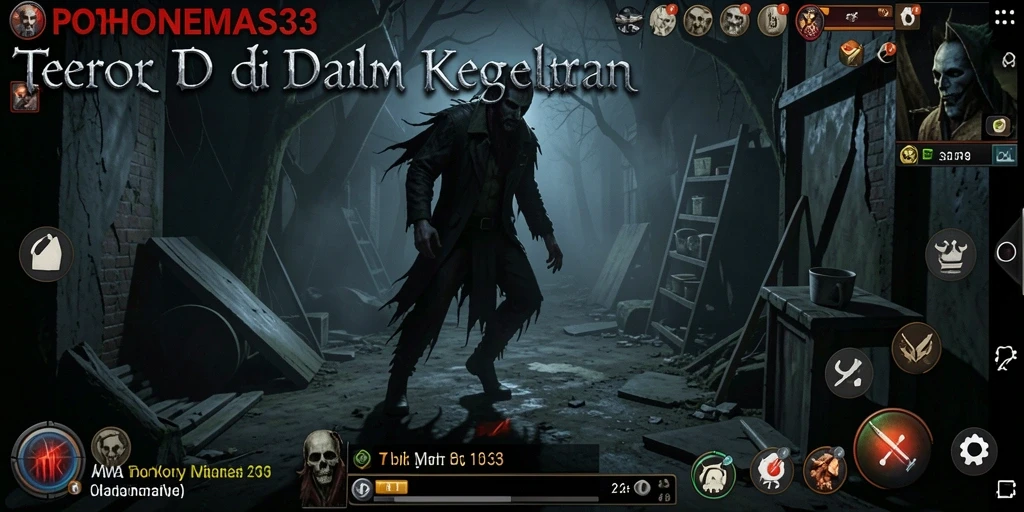 Screenshot utama dari gameplay menegangkan di <strong>POHONEMAS33</strong>.