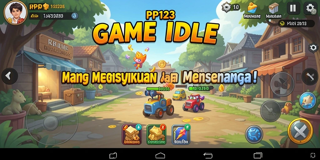 Tampilan gameplay PP123 yang menawan dan penuh warna.