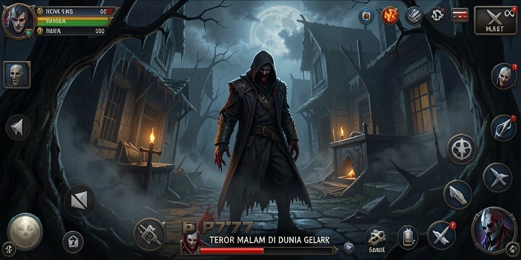 Gameplay seru PT777 yang menampilkan suasana seram dan menegangkan.