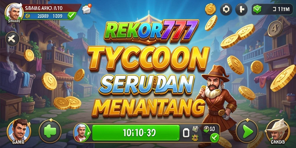 Tampilan utama gameplay REKOR777 yang menarik dan seru.