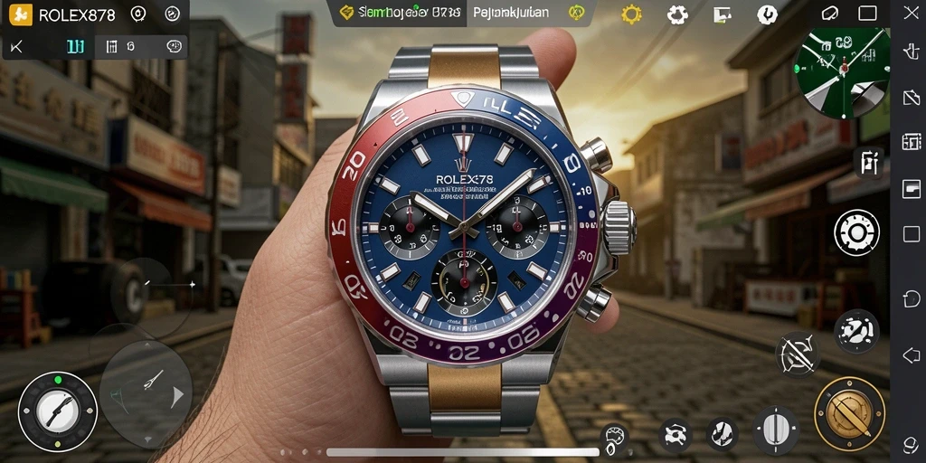 Tampilan gameplay realistis dalam ROLEX878 yang menarik.