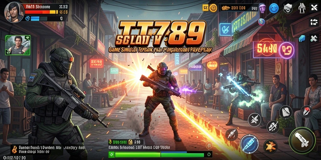 Tangkapan layar utama TT789 menunjukkan gameplay Simulation yang interaktif.