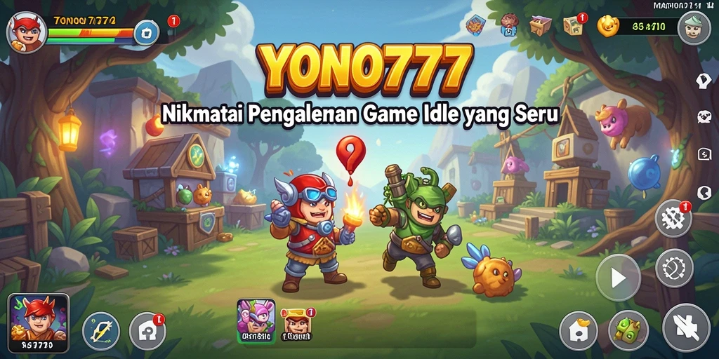 Tampilan gameplay seru YONO777 dengan karakter yang aktif.